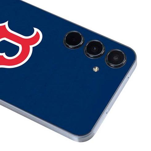 MLB Boston Red Sox - Solid Distressed Galaxy A55 5G Skin