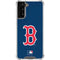 MLB Boston Red Sox - Solid Distressed Galaxy S22 Plus Clear Case