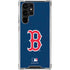 MLB Boston Red Sox - Solid Distressed Galaxy S23 Ultra Clear Case
