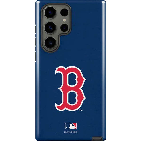 MLB Boston Red Sox - Solid Distressed Galaxy S23 Ultra Pro Case