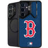 MLB Boston Red Sox - Solid Distressed Galaxy S24 FE Kickstand Case
