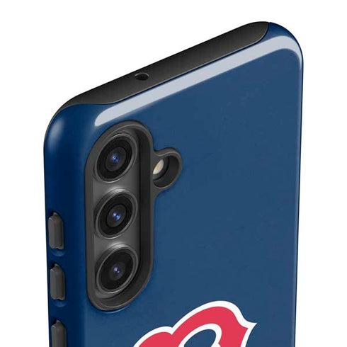 MLB Boston Red Sox - Solid Distressed Galaxy S25 Impact Case