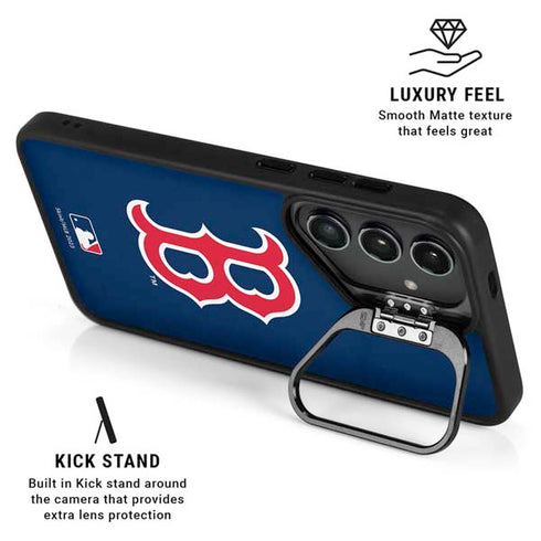 MLB Boston Red Sox - Solid Distressed Galaxy S24 Kickstand Case