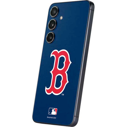 MLB Boston Red Sox - Solid Distressed Galaxy S24 Plus Skin