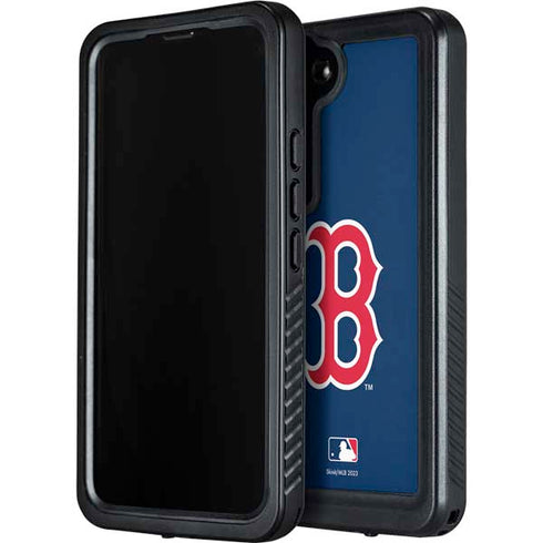 MLB Boston Red Sox - Solid Distressed Galaxy S24 Plus Waterproof Case