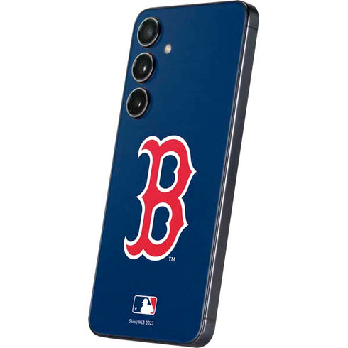 MLB Boston Red Sox - Solid Distressed Galaxy S24 Skin