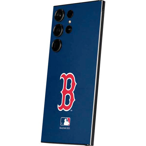 MLB Boston Red Sox - Solid Distressed Galaxy S25 Ultra Skin