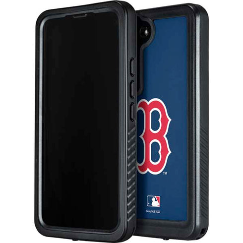 MLB Boston Red Sox - Solid Distressed Galaxy S24 Waterproof Case