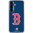 MLB Boston Red Sox - Solid Distressed Galaxy S25 Plus Clear Case