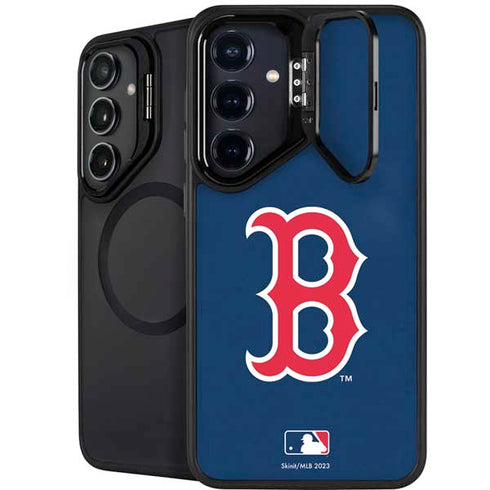 MLB Boston Red Sox - Solid Distressed Galaxy S26 Plus Kickstand Case