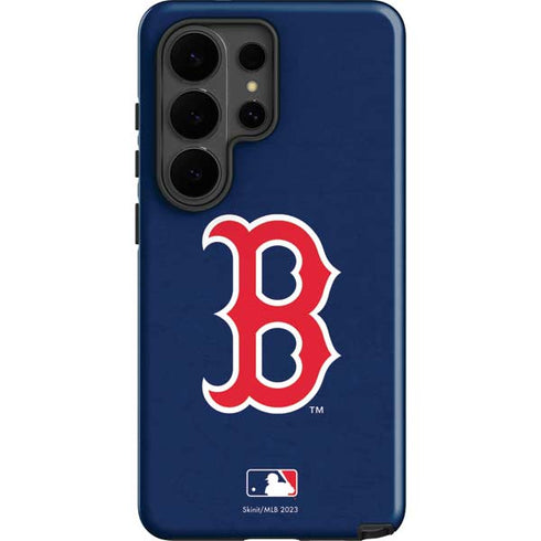 MLB Boston Red Sox - Solid Distressed Galaxy S26 Ultra Impact Case