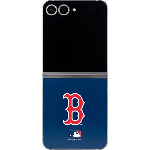 MLB Boston Red Sox - Solid Distressed Galaxy Z Flip6 Skin