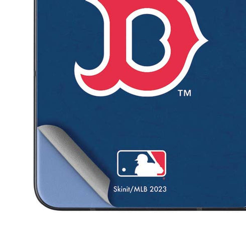 MLB Boston Red Sox - Solid Distressed Galaxy Z Fold5 5G Skin