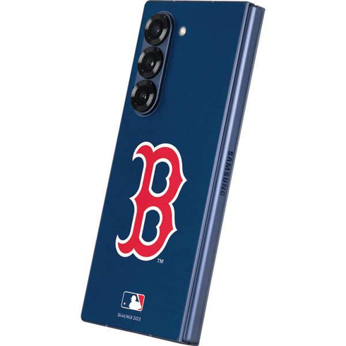 MLB Boston Red Sox - Solid Distressed Galaxy Z Fold6 Skin
