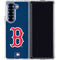 MLB Boston Red Sox - Solid Distressed Galaxy Z Fold7 Clear Case
