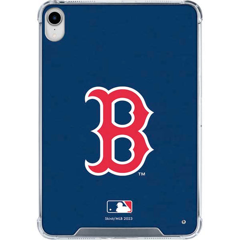 MLB Boston Red Sox - Solid Distressed iPad 11th Gen (2025) Clear Case