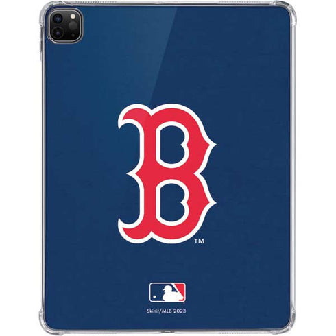 MLB Boston Red Sox - Solid Distressed iPad Pro 11in (2024) Clear Case