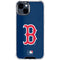 MLB Boston Red Sox - Solid Distressed iPhone 15 Clear Case