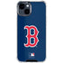 MLB Boston Red Sox - Solid Distressed iPhone 15 Clear Case