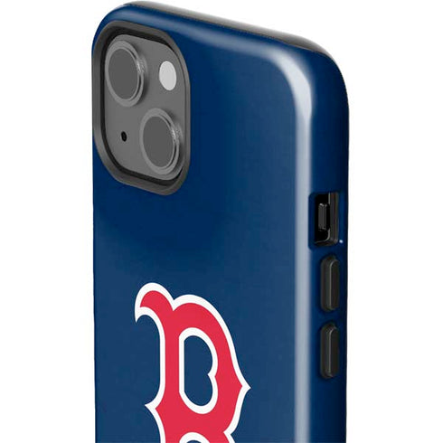 MLB Boston Red Sox - Solid Distressed iPhone 15 Impact Case
