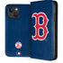 MLB Boston Red Sox - Solid Distressed iPhone 15 Plus Folio Case