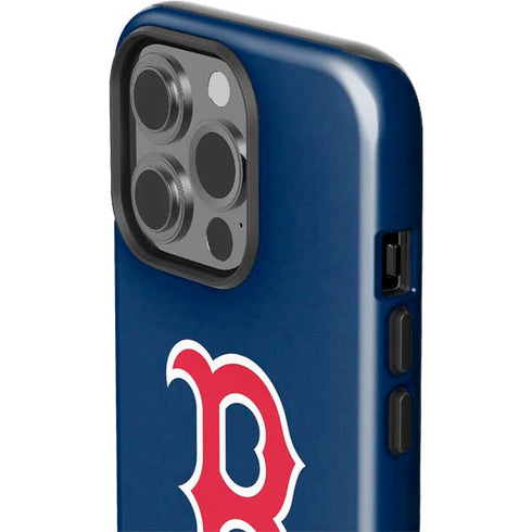 MLB Boston Red Sox - Solid Distressed iPhone 15 Pro Impact Case