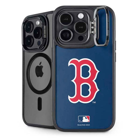 MLB Boston Red Sox - Solid Distressed iPhone 15 Pro Kickstand Case