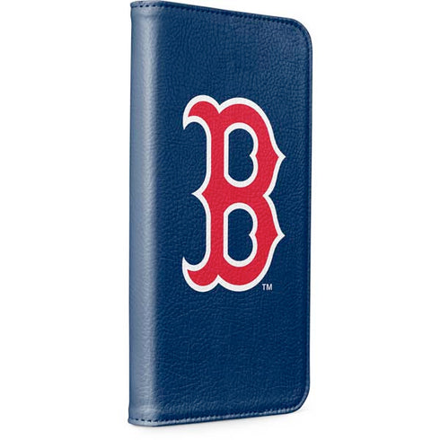 MLB Boston Red Sox - Solid Distressed iPhone 15 Pro Max Folio Case