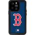MLB Boston Red Sox - Solid Distressed iPhone 15 Pro Waterproof Case