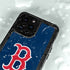MLB Boston Red Sox - Solid Distressed iPhone 15 Pro Waterproof Case