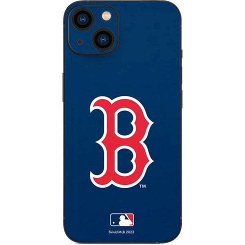 MLB Boston Red Sox - Solid Distressed iPhone 15 Skin