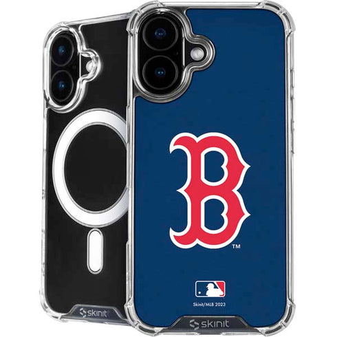 MLB Boston Red Sox - Solid Distressed iPhone 16 MagSafe Case