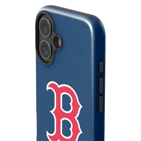 MLB Boston Red Sox - Solid Distressed iPhone 16 Plus Impact Case
