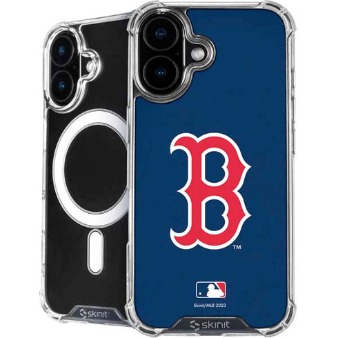 MLB Boston Red Sox - Solid Distressed iPhone 16 Plus MagSafe Case