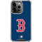 MLB Boston Red Sox - Solid Distressed iPhone 16 Pro Clear Case