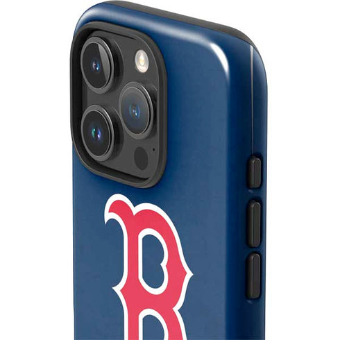 MLB Boston Red Sox - Solid Distressed iPhone 16 Pro Impact Case