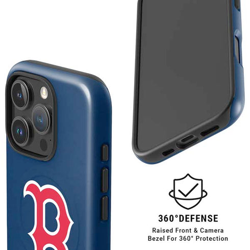 MLB Boston Red Sox - Solid Distressed iPhone 16 Pro Magsafe Impact Case