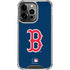 MLB Boston Red Sox - Solid Distressed iPhone 16 Pro Max Clear Case