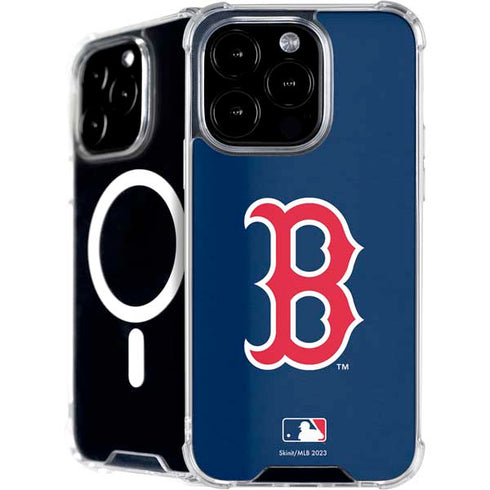 MLB Boston Red Sox - Solid Distressed iPhone 16 Pro Max MagSafe Case