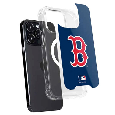 MLB Boston Red Sox - Solid Distressed iPhone 16 Pro Max MagSafe Case