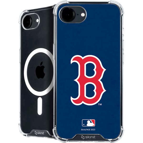 MLB Boston Red Sox - Solid Distressed iPhone 16e MagSafe Case