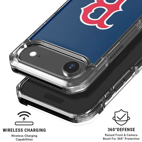 MLB Boston Red Sox - Solid Distressed iPhone 17 Air Clear Case