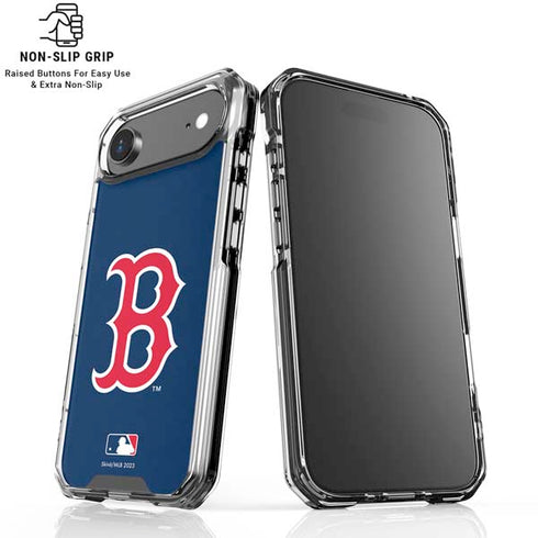 MLB Boston Red Sox - Solid Distressed iPhone 17 Air Clear Case