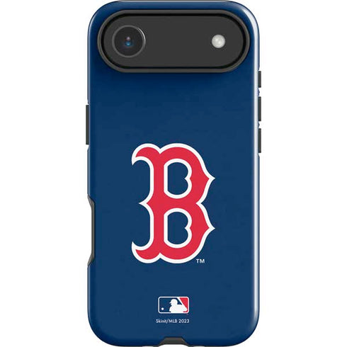 MLB Boston Red Sox - Solid Distressed iPhone 17 Air Impact Case