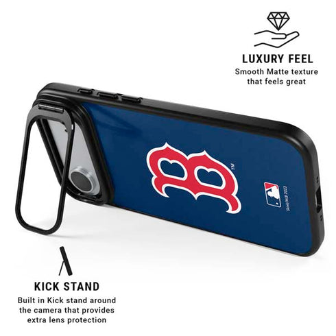 MLB Boston Red Sox - Solid Distressed iPhone 17 Air Kickstand Case