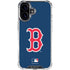 MLB Boston Red Sox - Solid Distressed iPhone 17 Clear Case