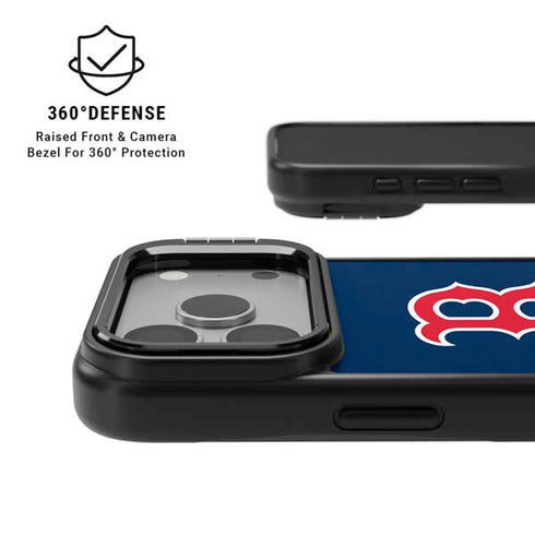 MLB Boston Red Sox - Solid Distressed iPhone 17 Pro Kickstand Case