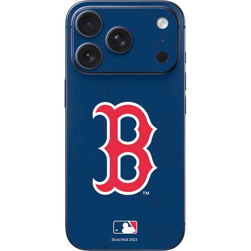 MLB Boston Red Sox - Solid Distressed iPhone 17 Pro Max Skin