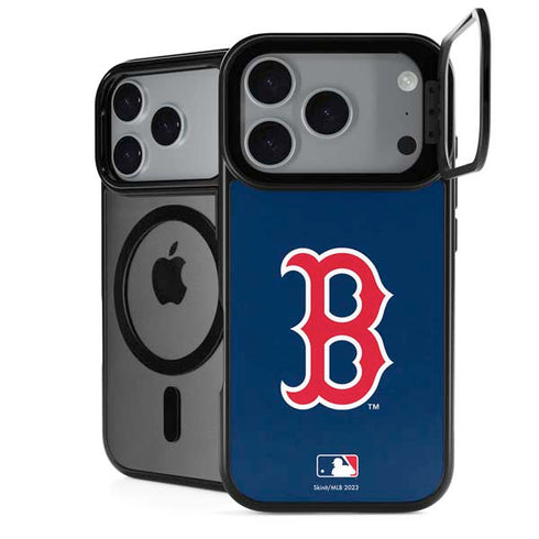 MLB Boston Red Sox - Solid Distressed iPhone 18 Pro Kickstand Case