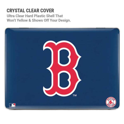 MLB Boston Red Sox - Solid Distressed MacBook Pro 14in (2021-24) Case plus Skin